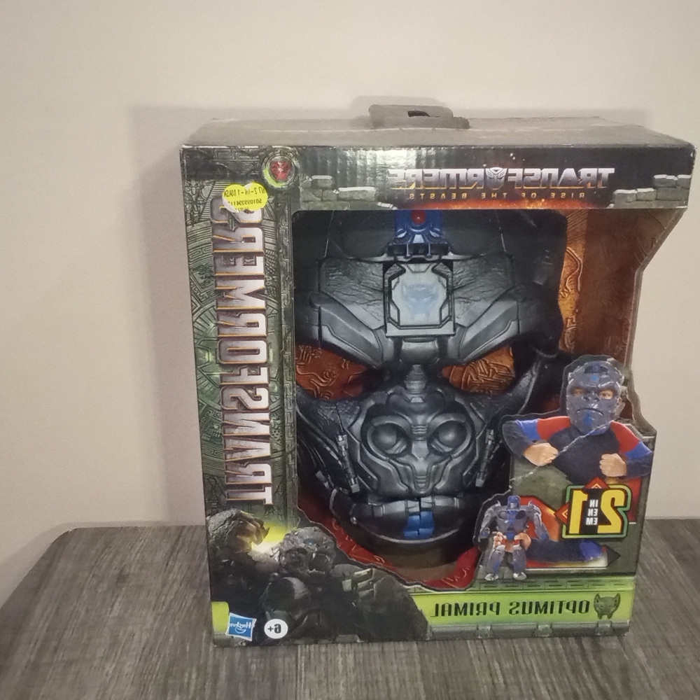 Transformers Optimus Primal 2 In 1 Rise Of The Beast Hasbro Mask Figure NIB
